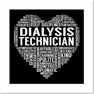 Dialysis Technician Heart Posters and Art